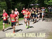 10. Münchner Kindl Lauf am 06.05.2017 bietet Laufstrecken von 300 m bis 10 km am Seestadl im Englischen Garten (©Foto: Martin Schmitz)